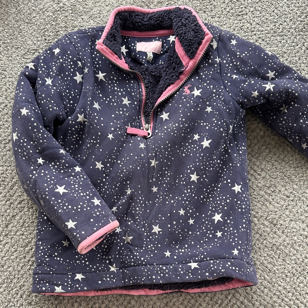 Joules Navy Starry Kids Sweatshirt